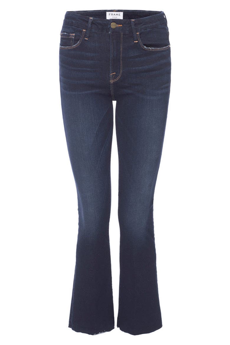 Le Crop Mini Boot High Waist Jeans, Main, color, CABANA