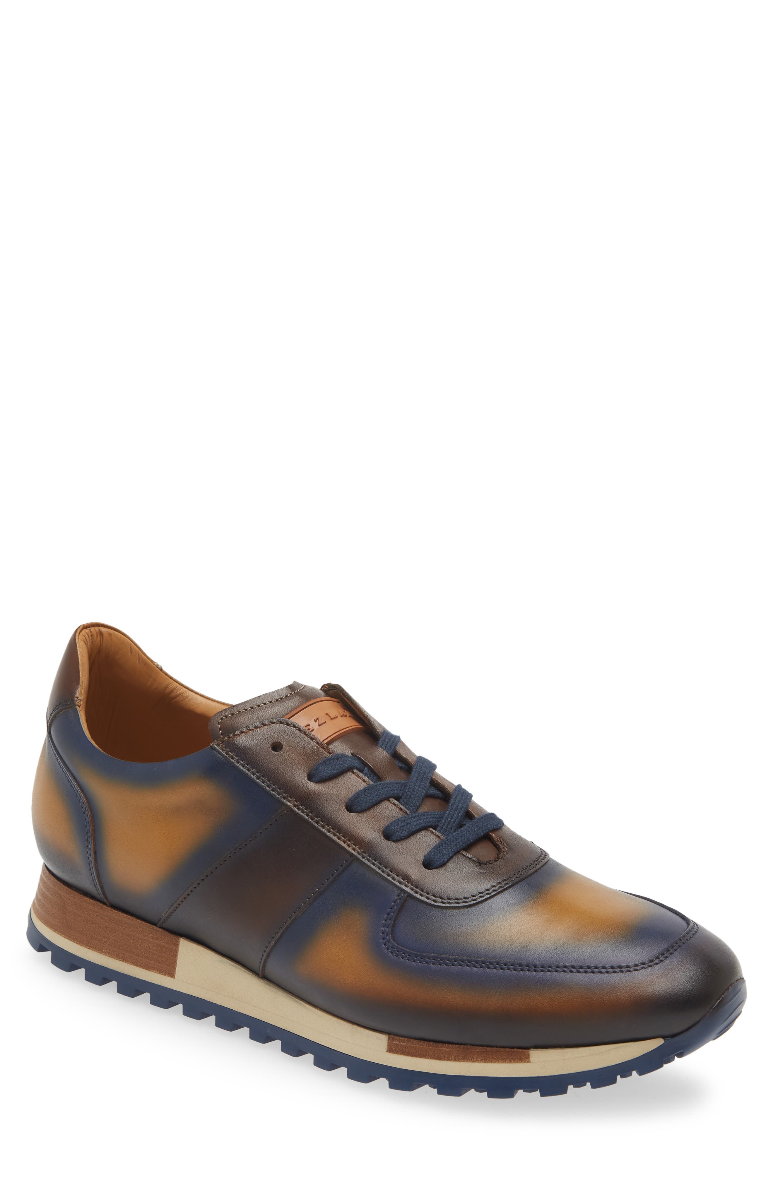 Mezlan Latini Sneaker, Main, color, Blue/ Multi