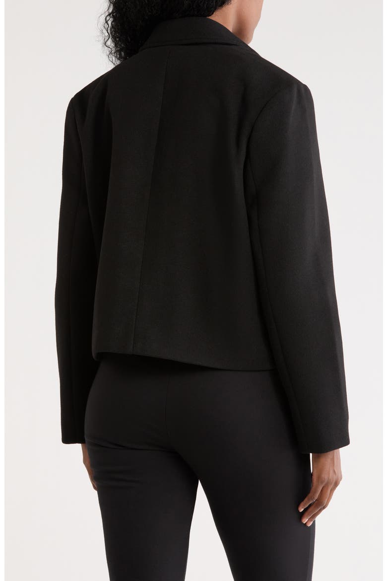 Crop Button Jacket, Alternate, color, BLACK
