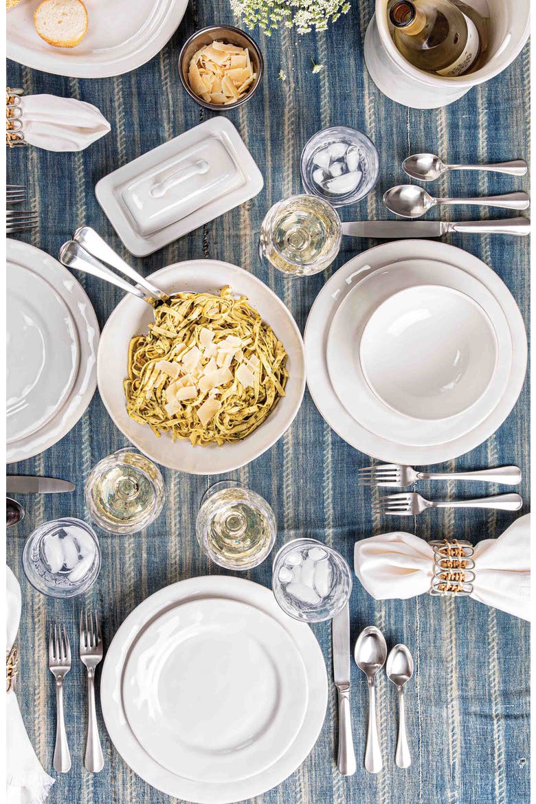 Puro Coupe 16-Piece Place Setting, Alternate, color, WHITEWASH