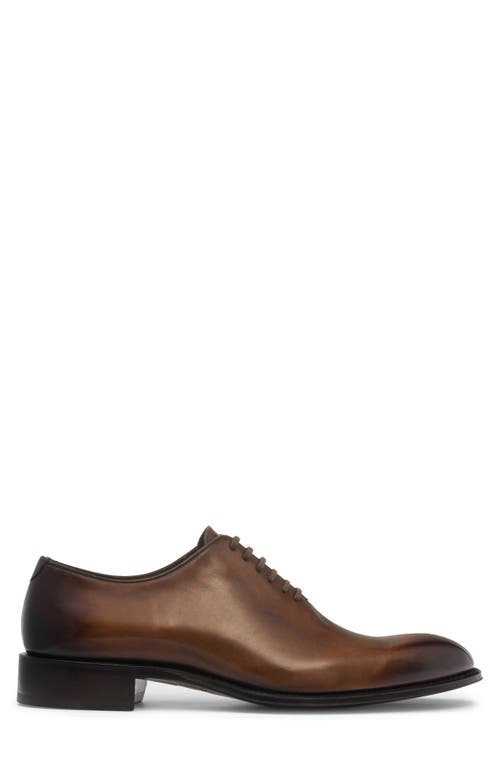 Tom Ford Man Lace-up Shoes Khaki Size 13 Leather In 1y005 Bronze