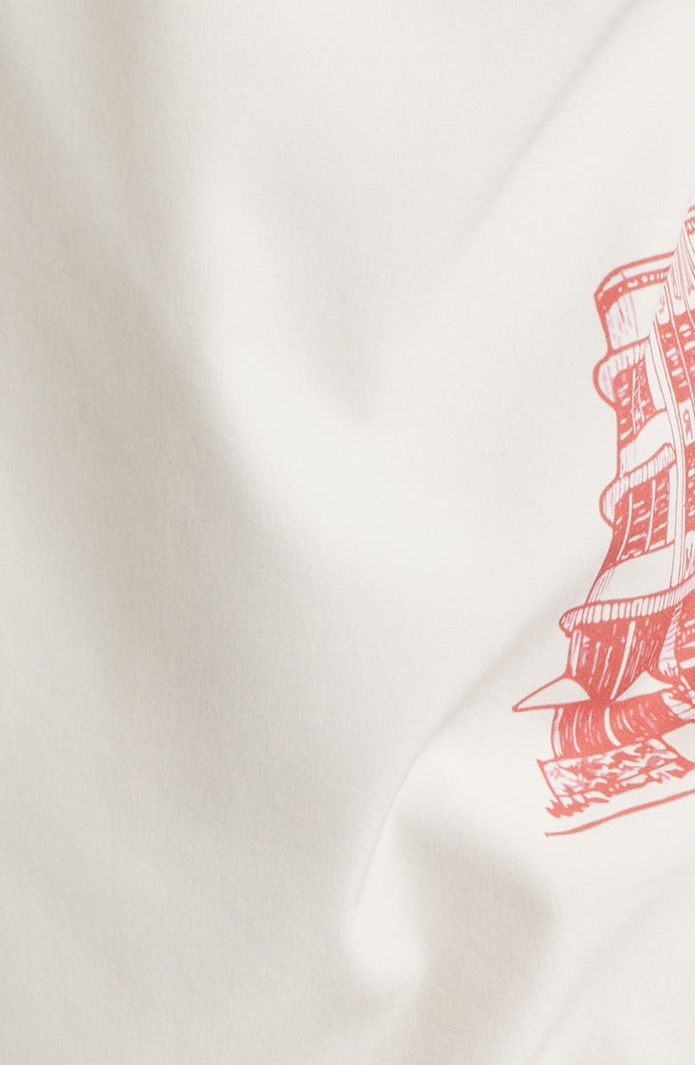 MAVRANS Ocean Drive Print Camp Shirt, Alternate, color, 