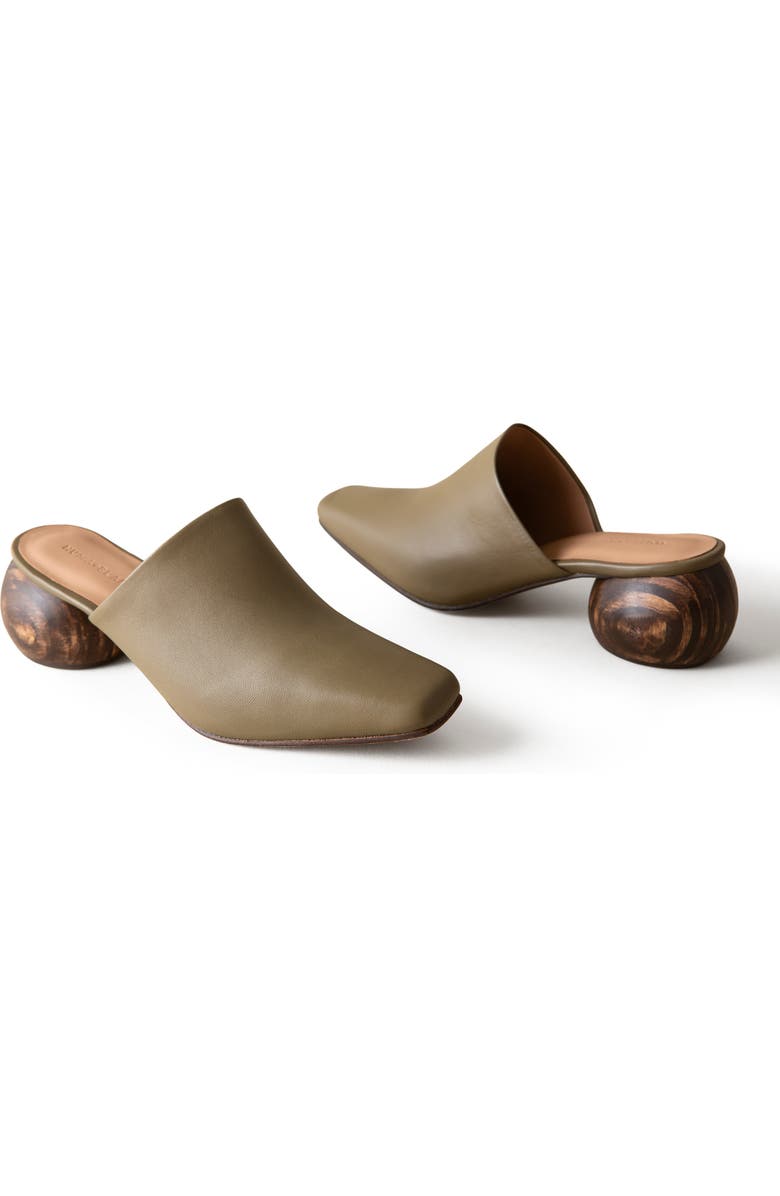 Huma Blanco Mina Mule, Alternate, color, Olive