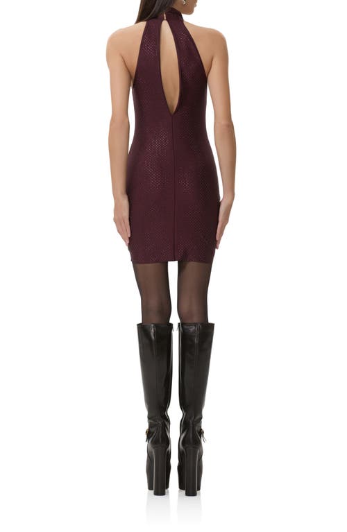 Afrm Shoda Cutout Body-con Minidress In Brown