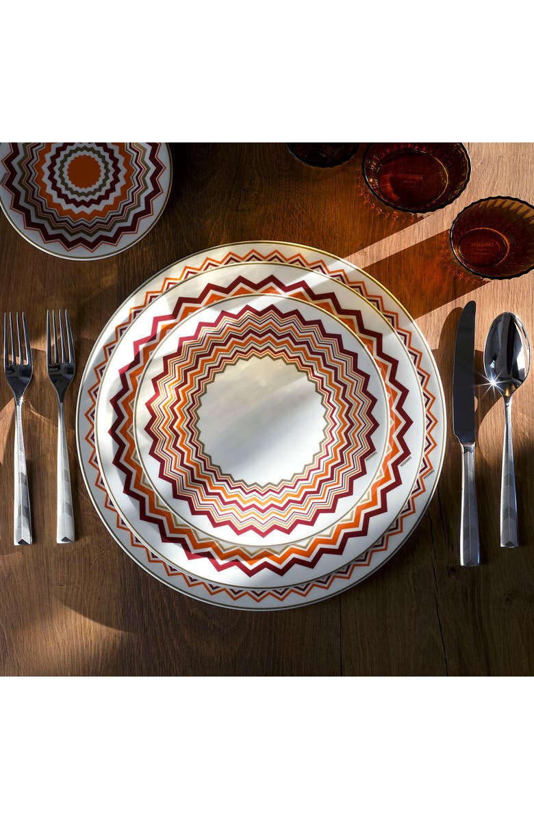 Missoni Dessert Fork, Alternate, color, Silver