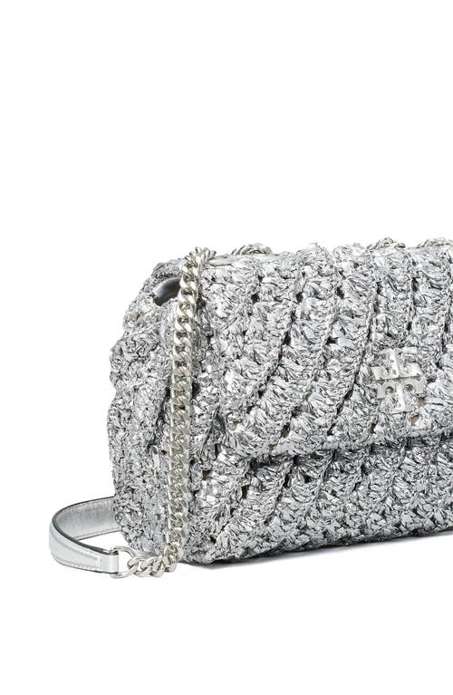 Tory Burch Kira Metallic Chevron Convertible Shoulder Bag