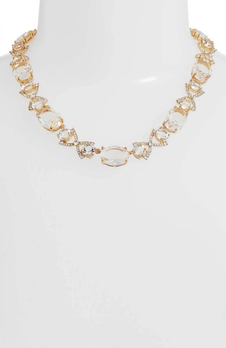 ZDNU KATE SPADE kate spade new york crystal collar necklace, Alternate, color,