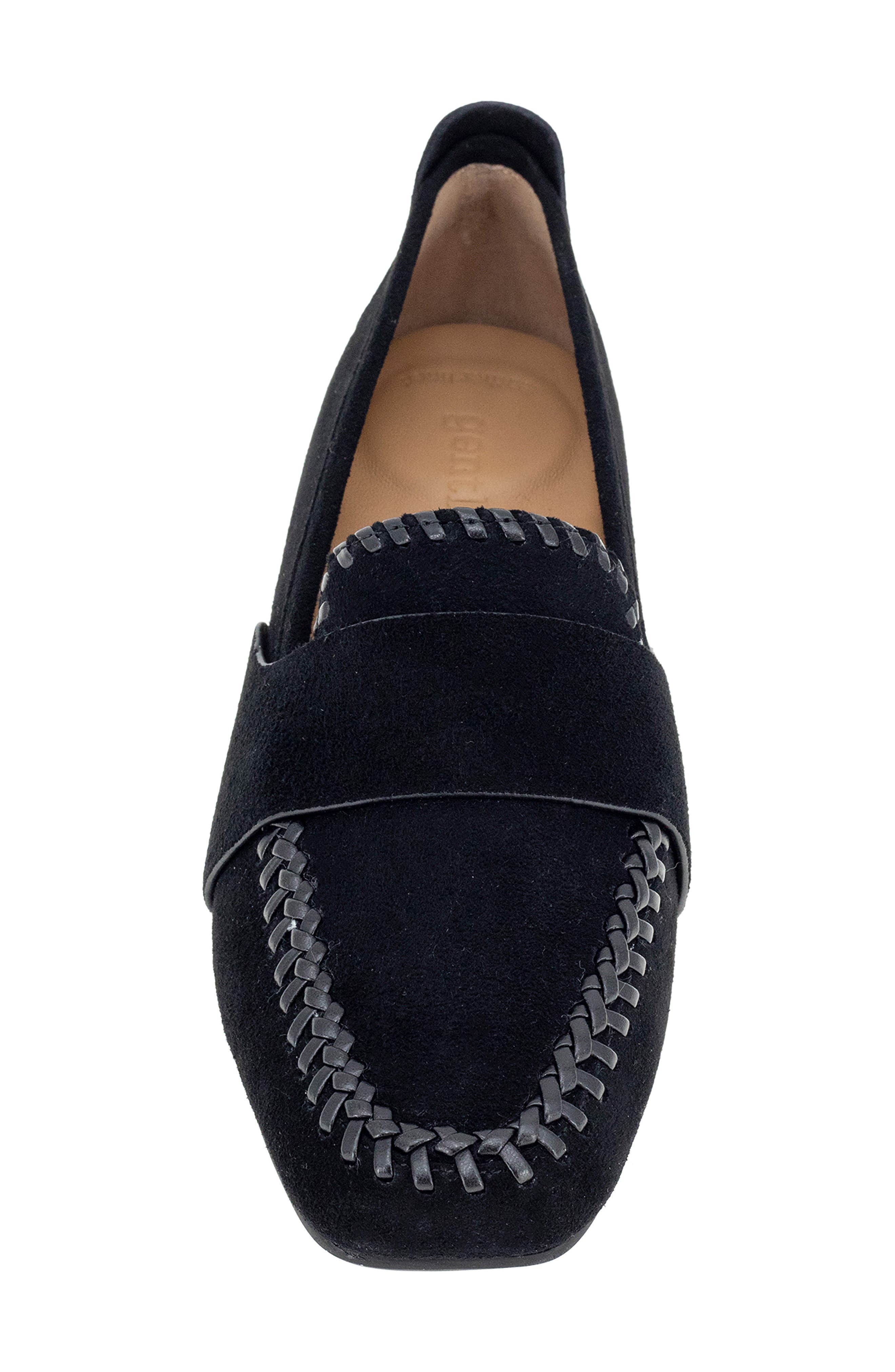 Gentle Souls Sandra Loafer, Alternate, color, Black Suede