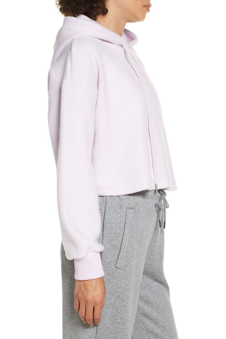 Plush Crop Hoodie, Alternate, color, PURPLE FAIR