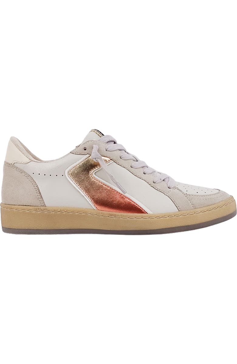 SHUSHOP Salma Low Top Sneaker, Alternate, color, Metallic Red