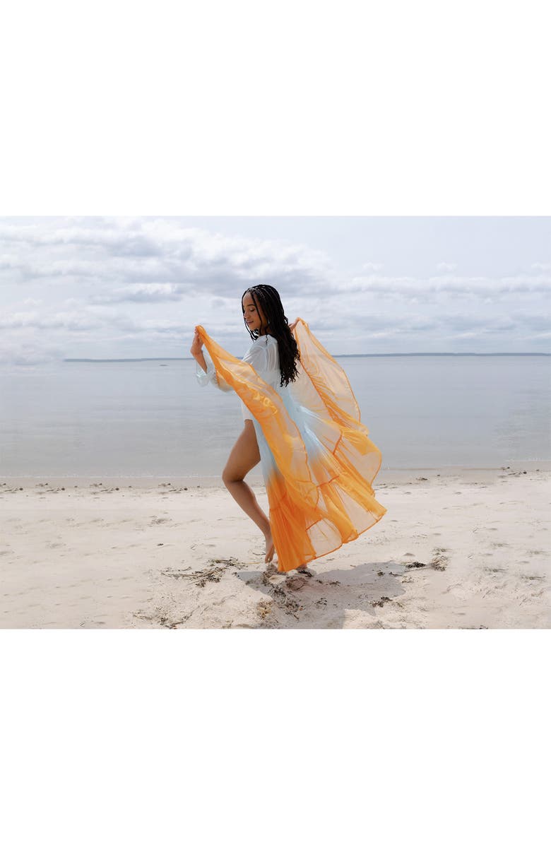 SAACHI Ombré Cover-Up Dress, Alternate, color, Blue