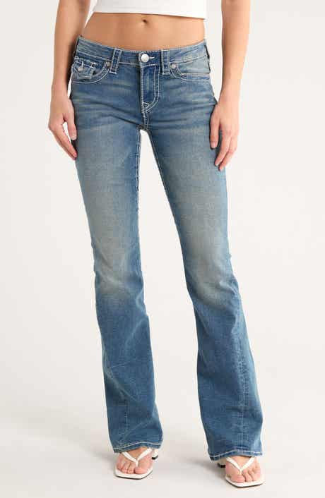 True Religion Joey Flap Pocket Flare Leg Jeans