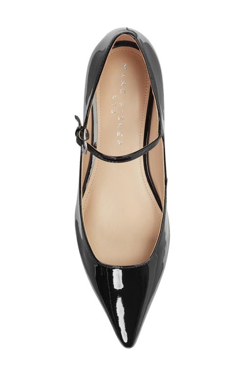 Marc Fisher Ltd Trella Mary Jane Pointed Toe Flat In Black