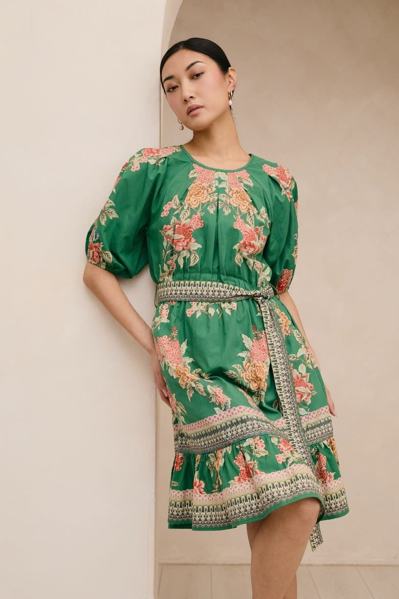Petula Green Dress, Alternate, color, Green