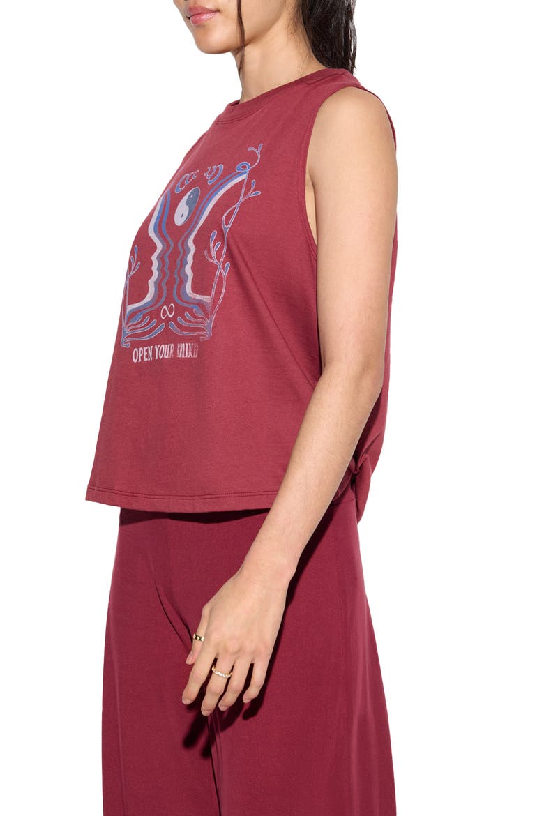 Open Your Mind Vibe Tank, Alternate, color, MAHOGANY
