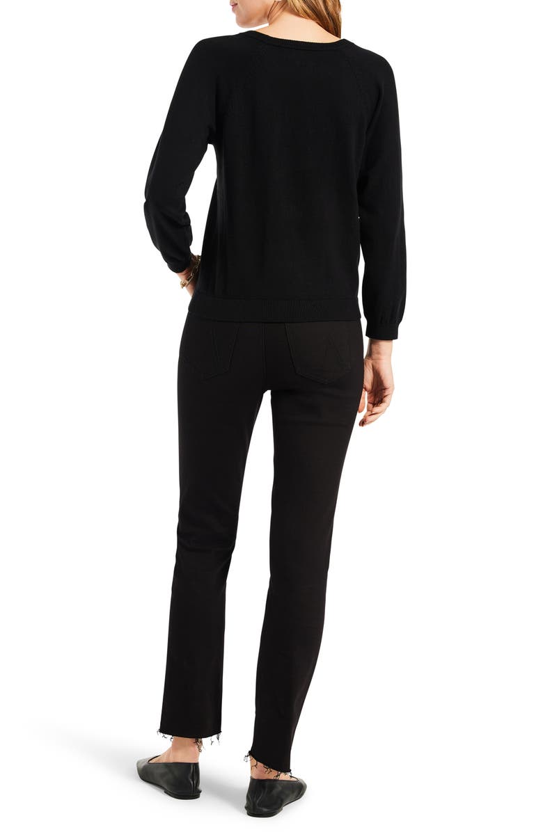 NIC+ZOE Here & There Cotton Blend Sweater, Alternate, color, 
