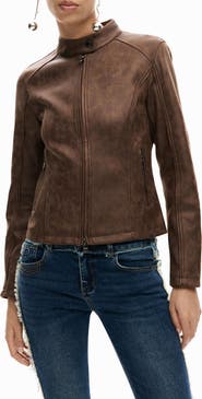 Desigual Faux Leather Jacket