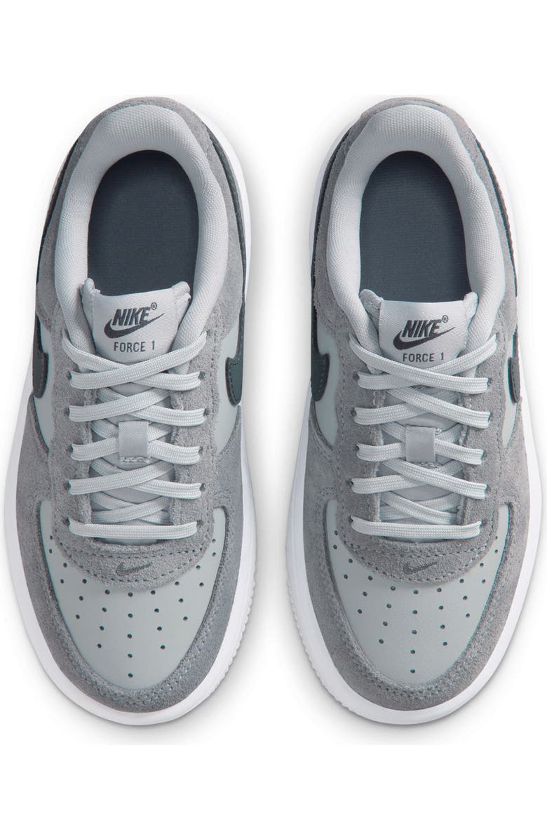 Nike Kids' Force 1 Low Essential Basketball Sneaker, Alternate, color, Light Grey/ Dark Grey/ Grey