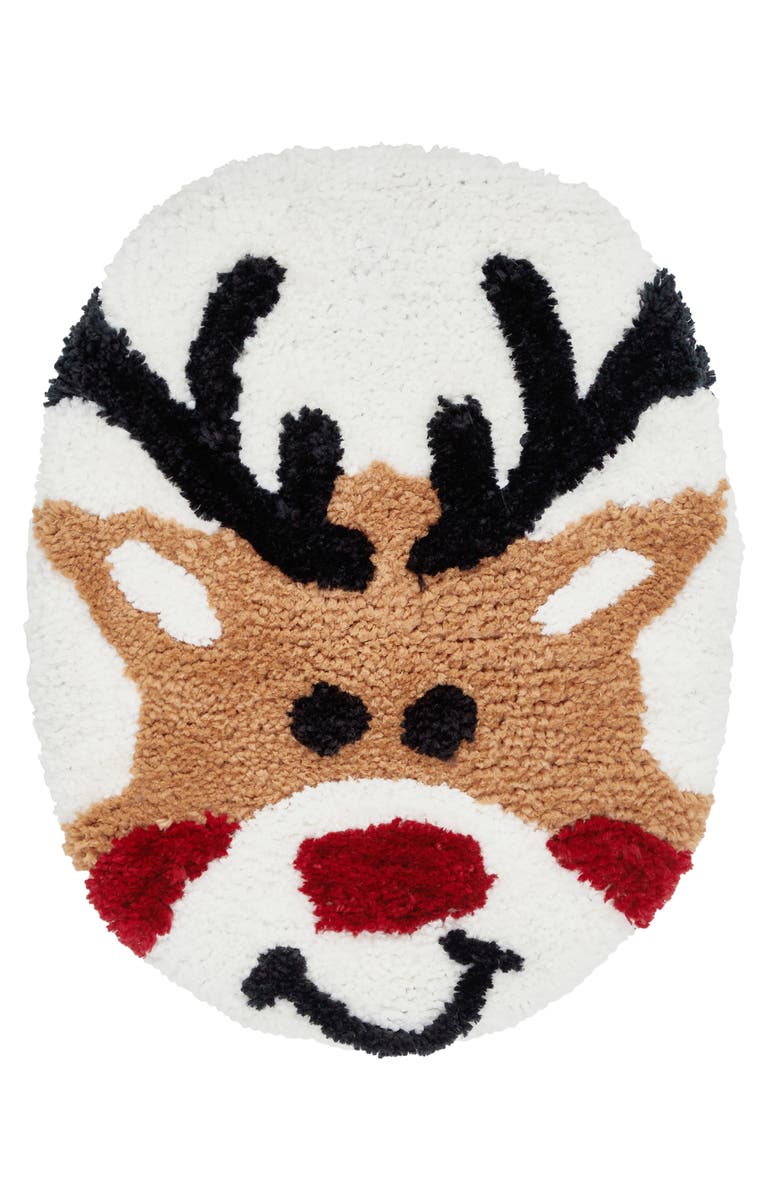 VCNY HOME Reindeer Holiday 2-Piece Set Bath Mat, Alternate, color,