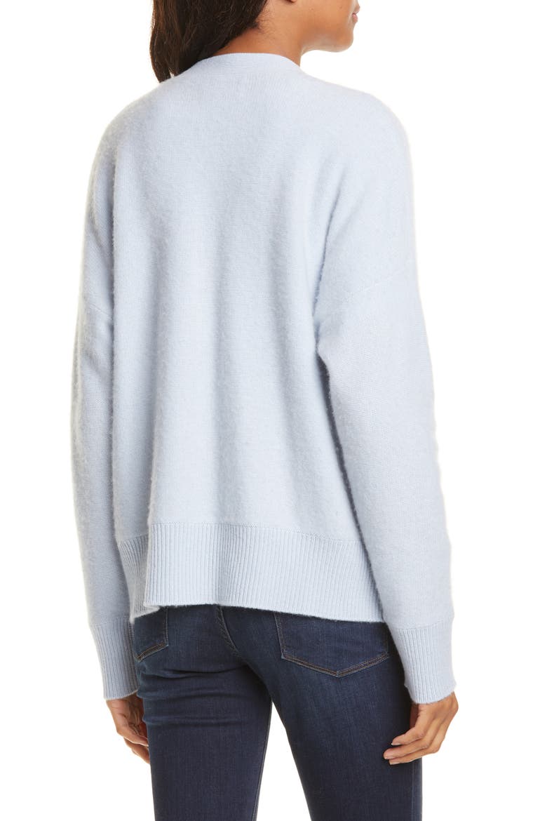 Cashmere Cardigan, Alternate, color, BLUE SKYWAY