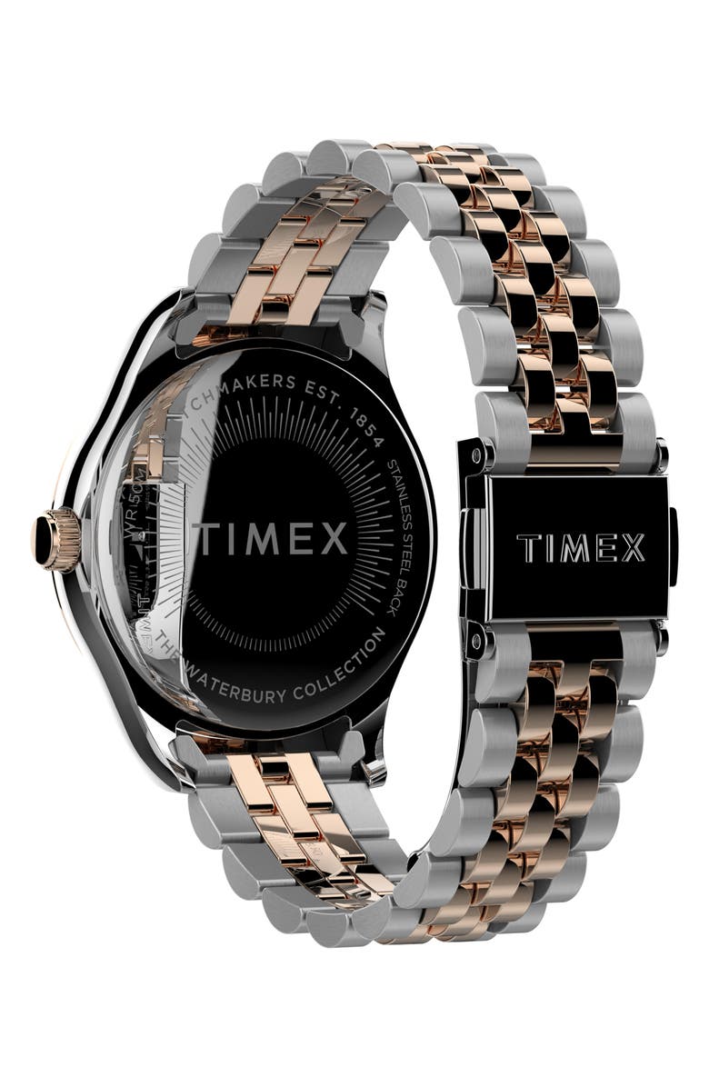 Timex<sup>®</sup> Waterbury Legacy Bracelet Watch, 34mm, Alternate, color,