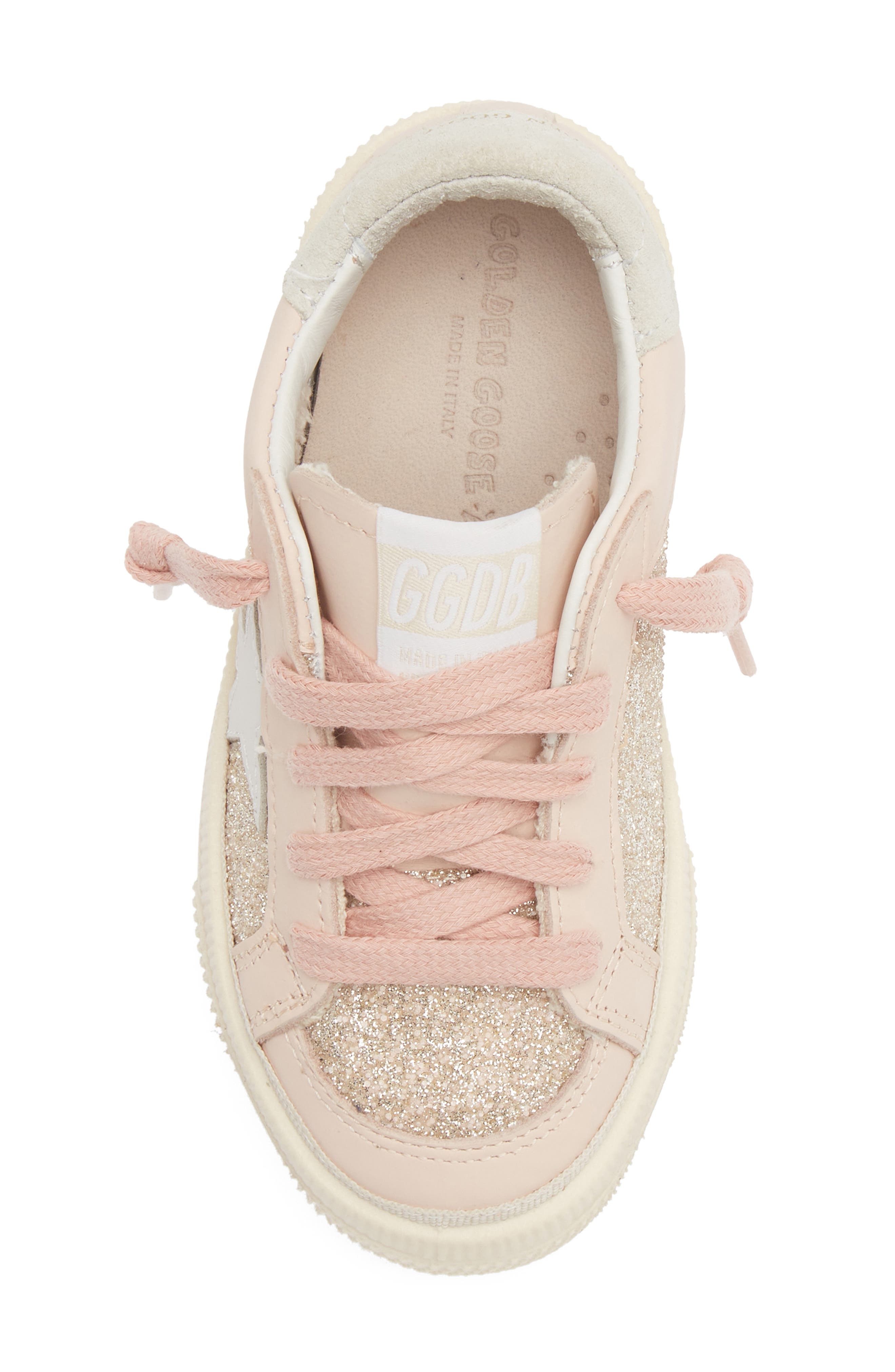 Kids' May Sneaker, Alternate, color, PALE PINK/ MILK/ GREY