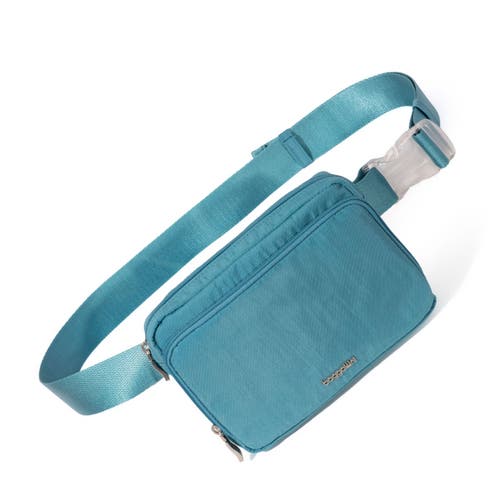 Baggallini Modern Belt Bag Sling In Seaside Blue