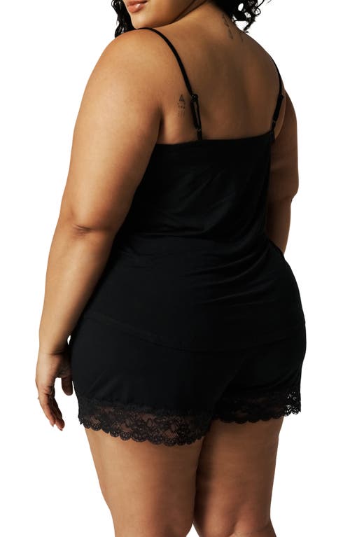 Posh Peanut Lace Camisole In Black