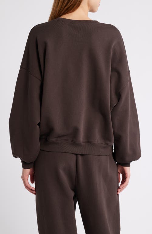Frame Travel Cotton-blend Sweatshirt In Brown