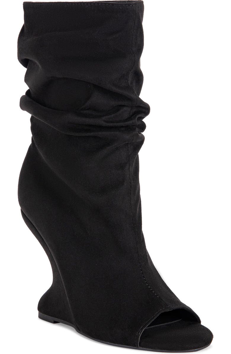 AZALEA WANG Marin Peep Toe Bootie, Main, color,