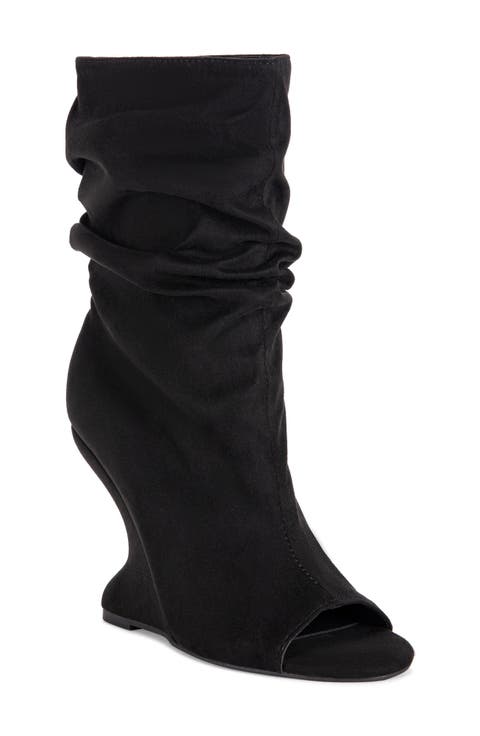 Marin Peep Toe Bootie (Women)