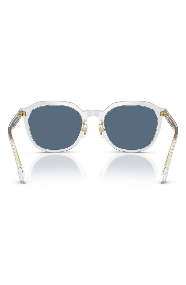 Versace 55mm Phantos Sunglasses, Alternate, color, Transparent Grey