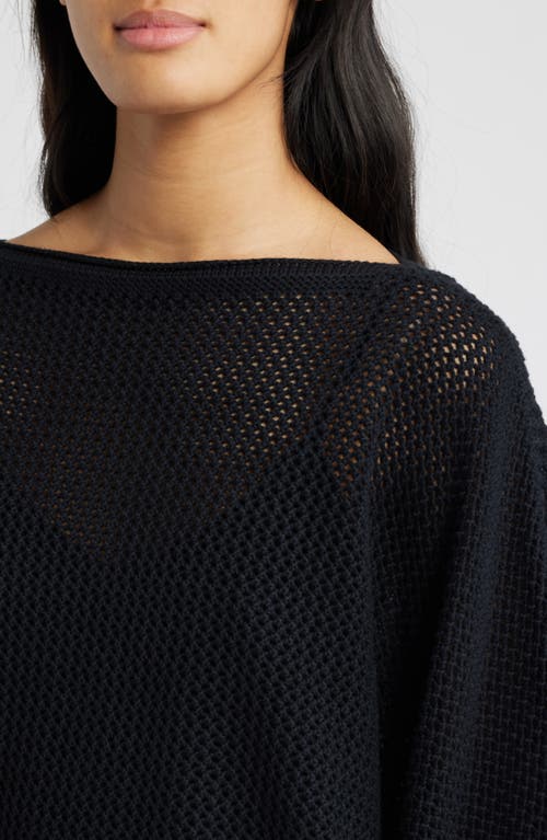 BRAVE + TRUE BRAVE+TRUE EMILIE MESH STITCH TURTLENECK SWEATER 