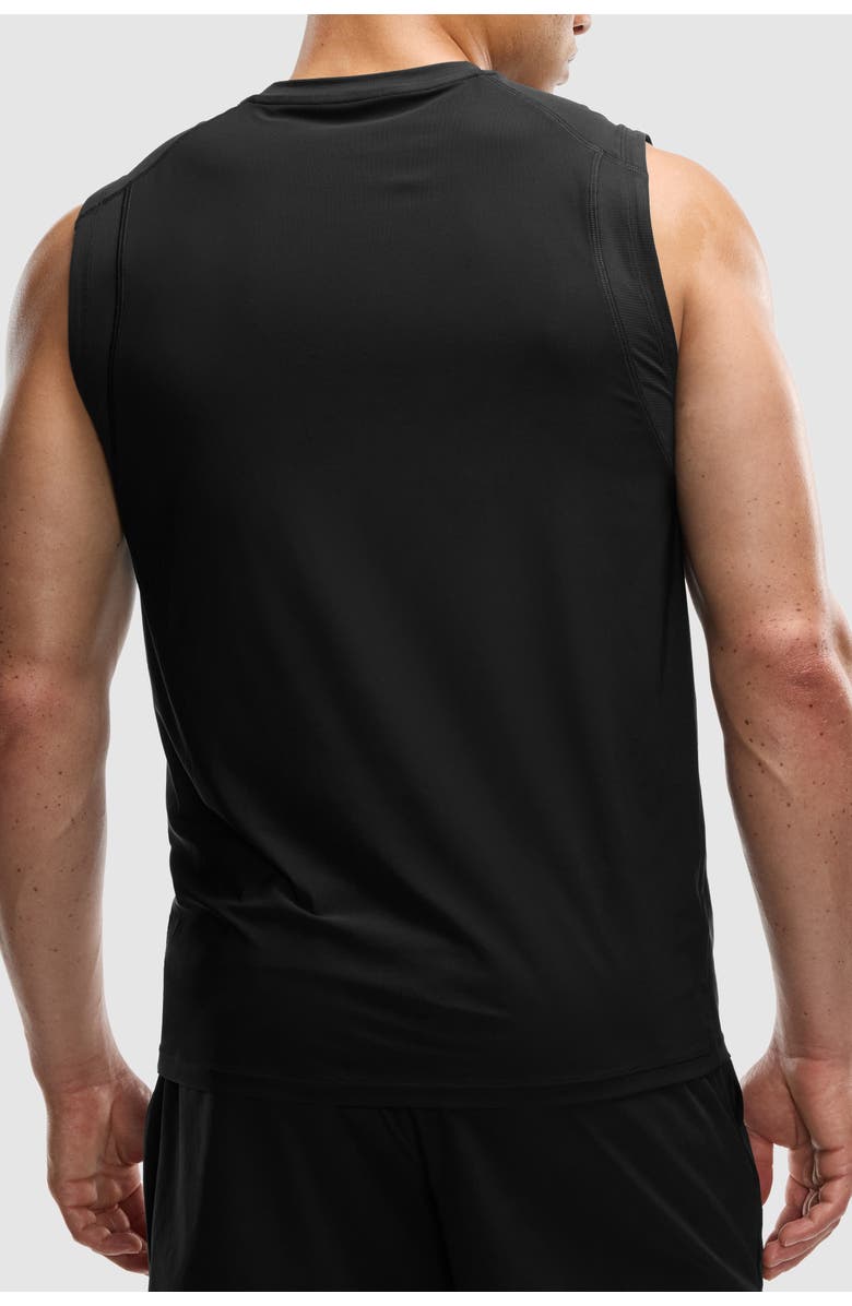Peloton Essential Performance Muscle Tank, Alternate, color, Black