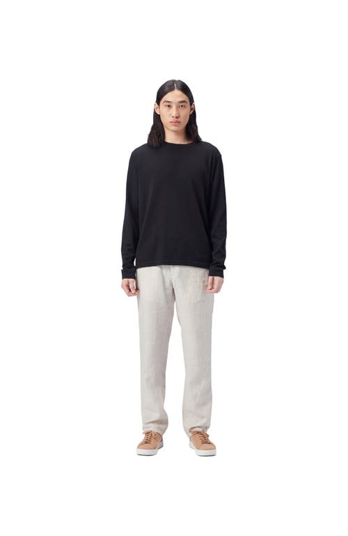 GOBI MONGOLIAN CASHMERE CREWNECK COTTON SILK CASHMERE BLEND SWEATER