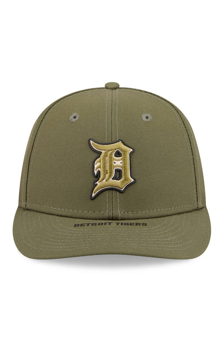 New Era Men's New Era  Olive Detroit Tigers 2026 Armed Forces Day Low Profile 59FIFTY Fitted Hat, Alternate, color, 