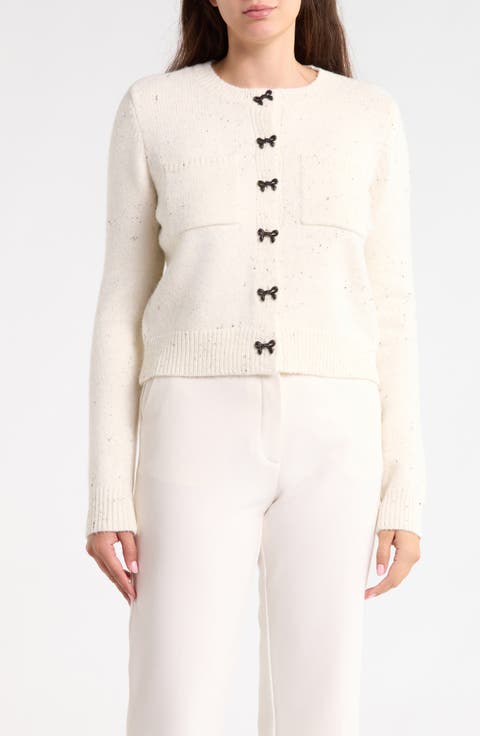 Bow Button Cardigan