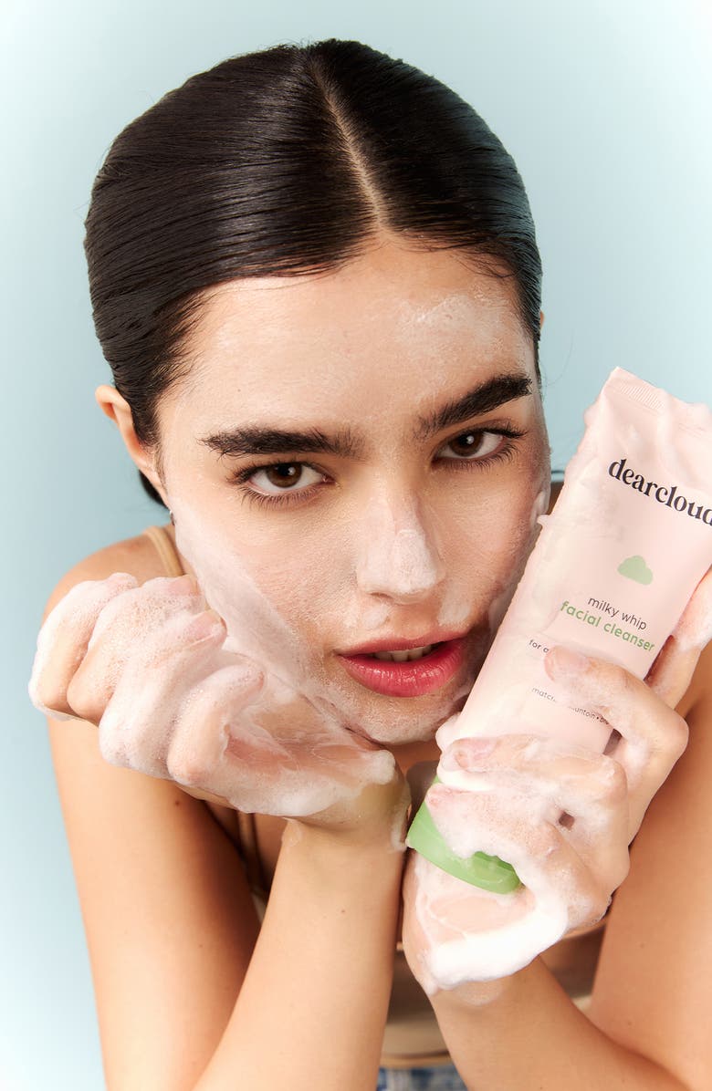 dearcloud Milky Whip Facial Cleanser, Alternate, color, White