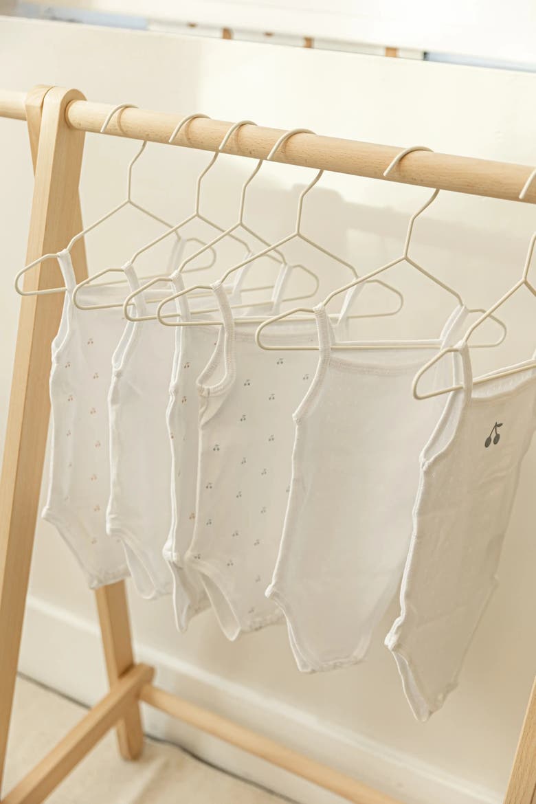 Pointelle Undershirt with Cherry Print, Alternate, color, White/Mauve