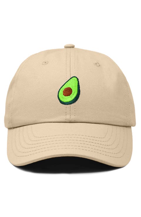Avocado Embroidered Food Hat
