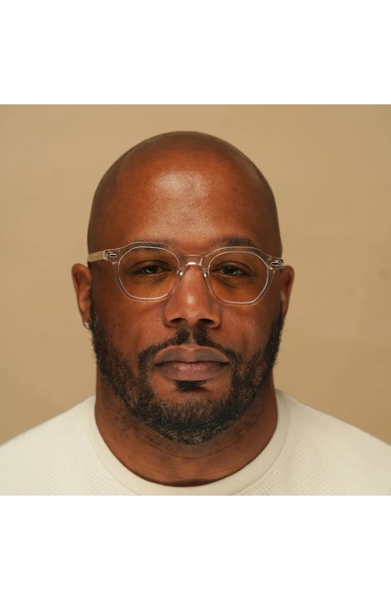 NCMPRBL Clearview 46mm Geometric Eyeglasses, Alternate, color, Clear