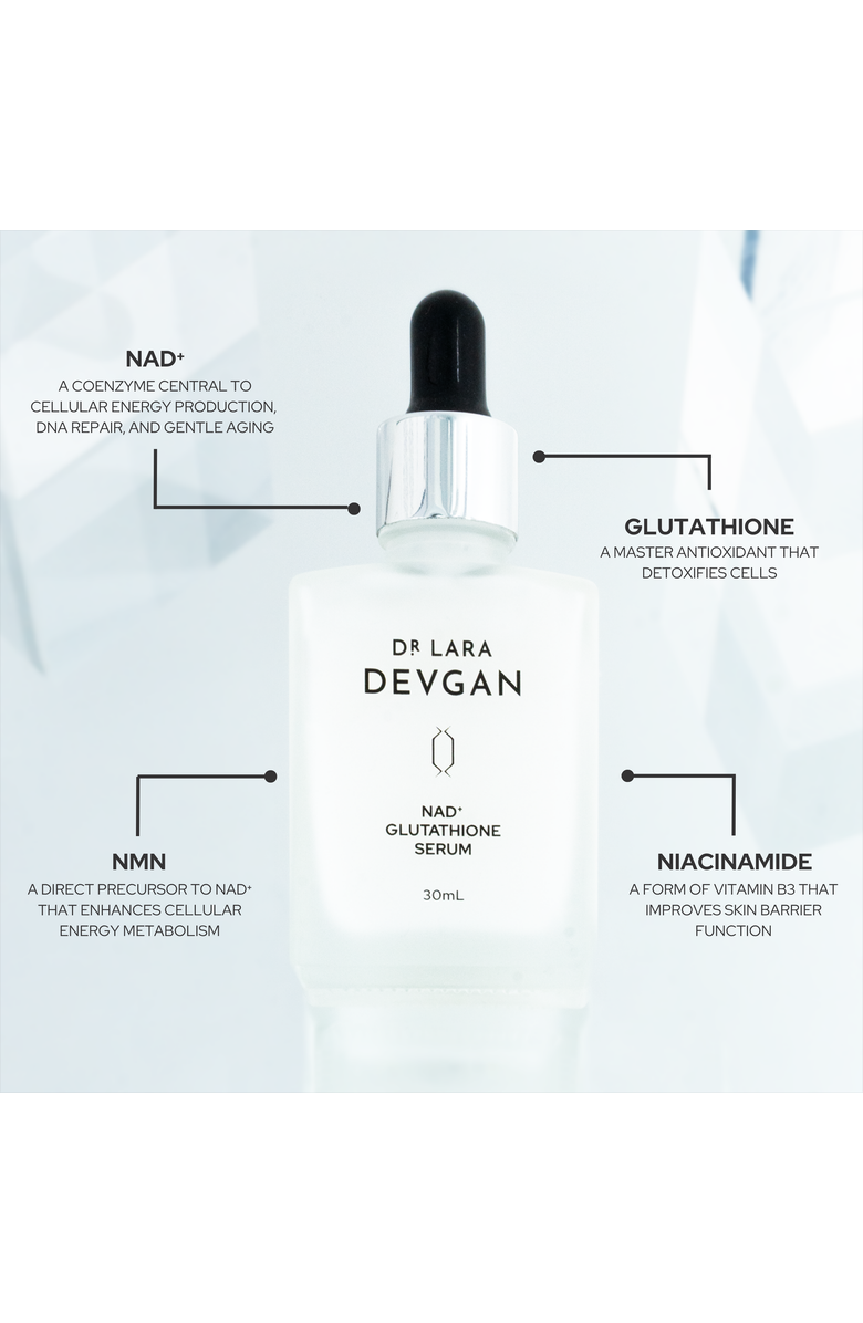Dr. Devgan Scientific Beauty NAD+ Glutathione Serum, Alternate, color, NO COLOR