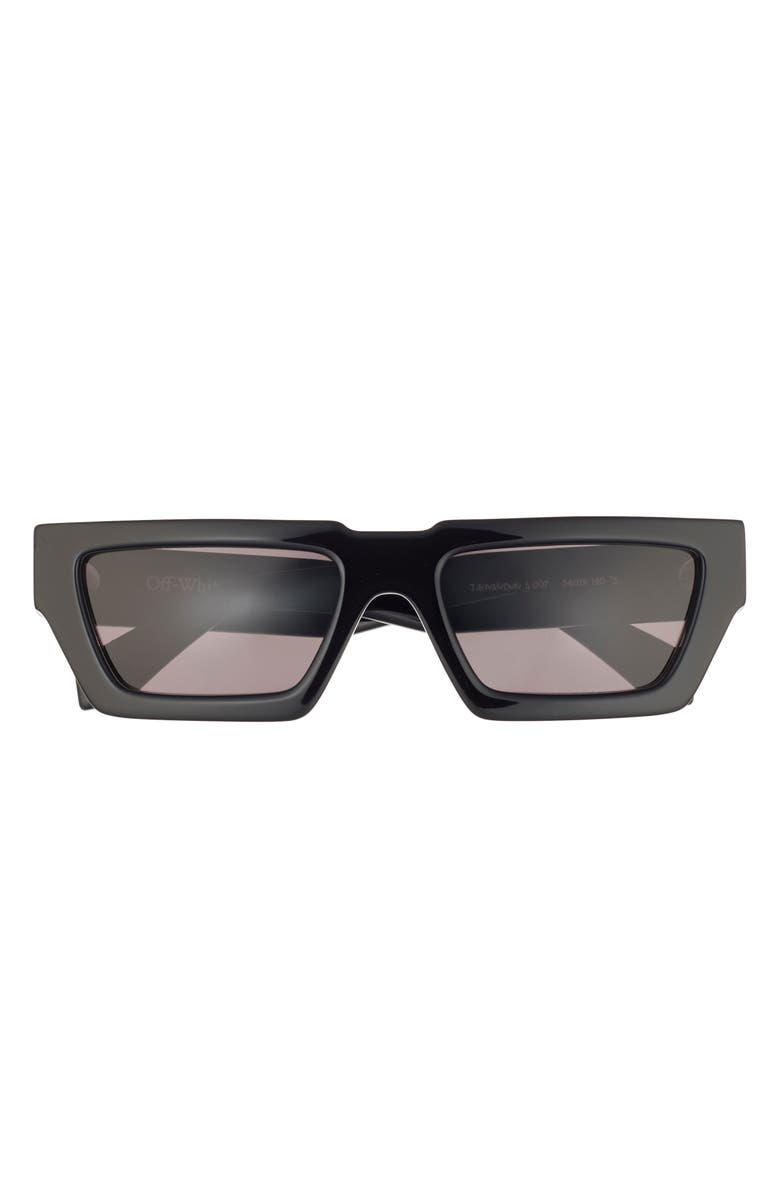 Off-White Manchester 54mm Square Sunglasses, Main, color, Black Dark Grey