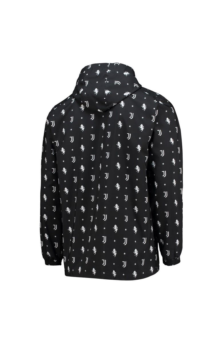 adidas Men's adidas Black Juventus AEROREADY Full-Zip Hoodie Windbreaker Jacket, Alternate, color, 