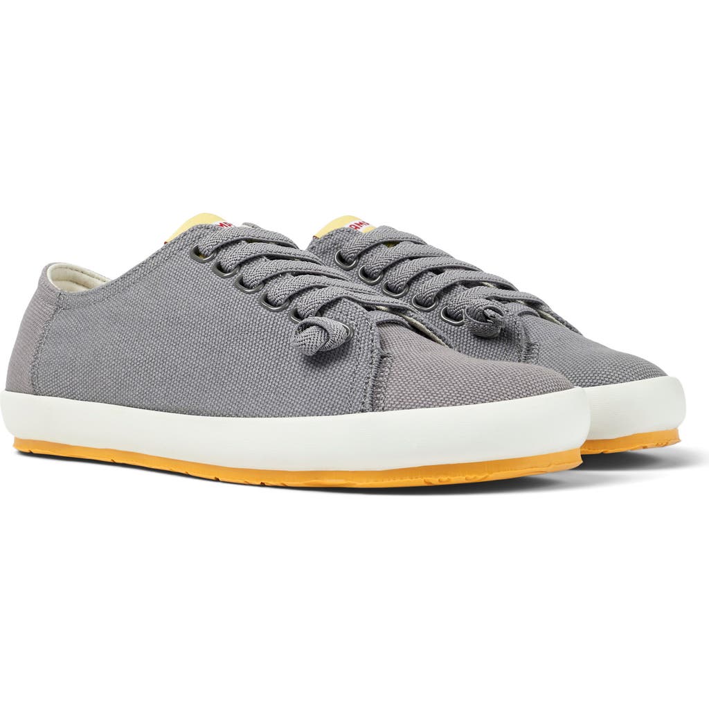 Camper Peu Rambla Canvas Sneakers In Medium Gray