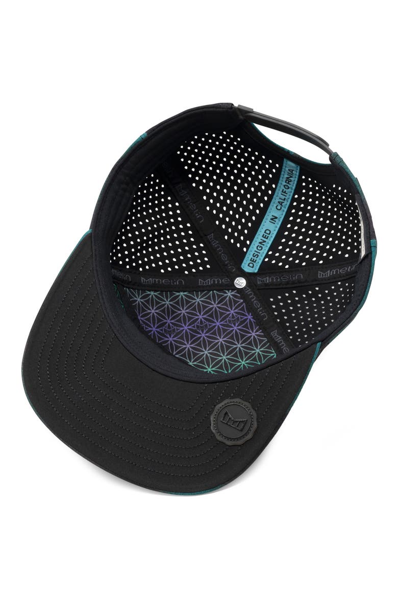 Trenches Icon Aura Hydro Performance Snapback Hat, Alternate, color, NORTHERN AURA