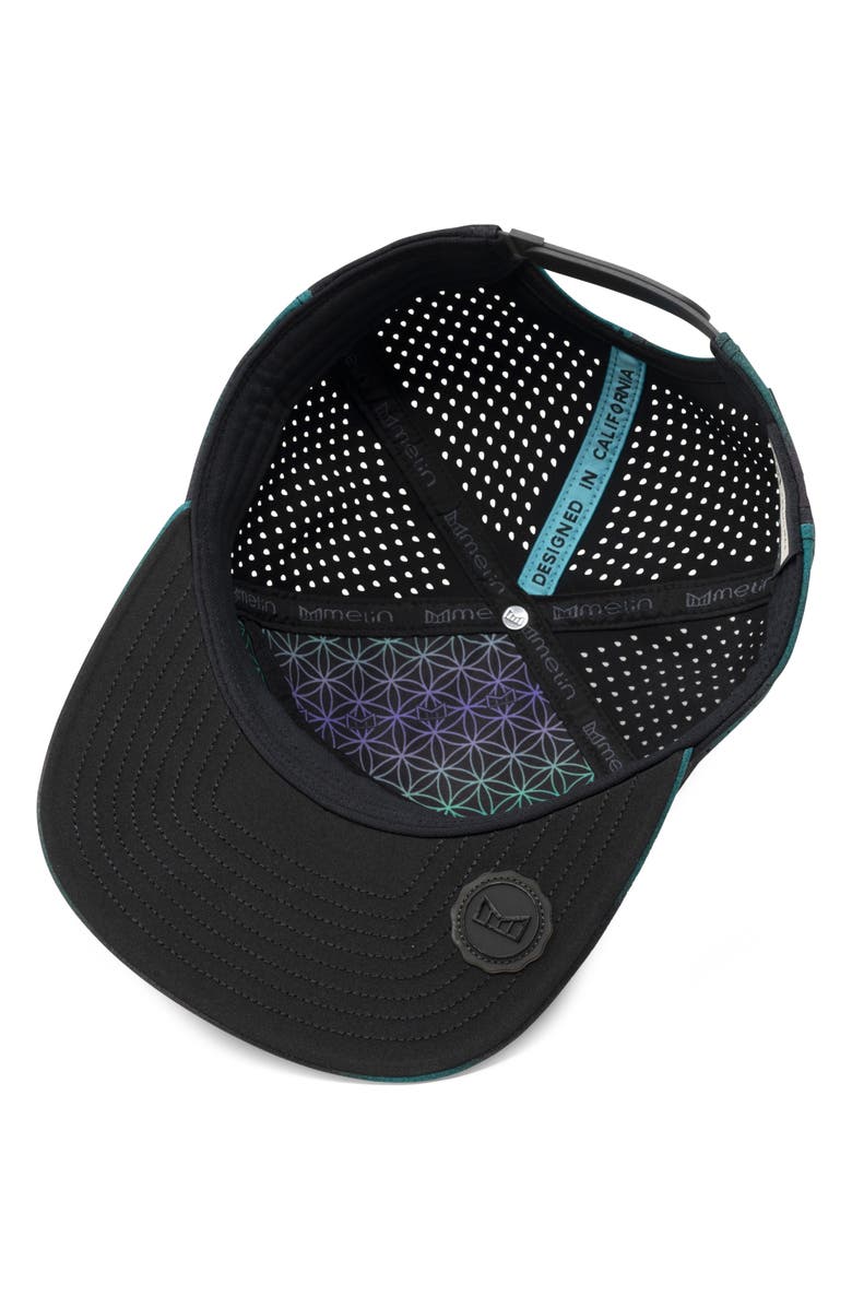 Melin Trenches Icon Aura Hydro Performance Snapback Hat, Alternate, color, Northern Aura