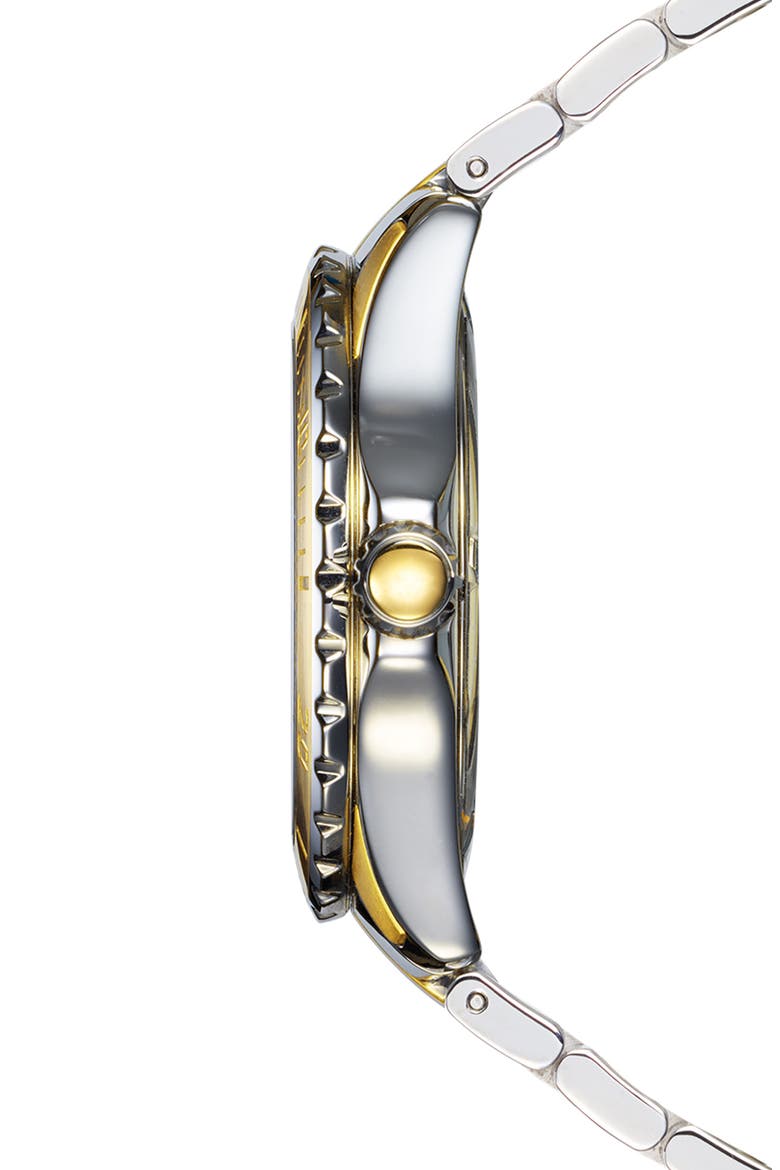 Ophrys Dive Two-Tone Bracelet Watch, 38.5mm, Alternate, color, TWO TONE