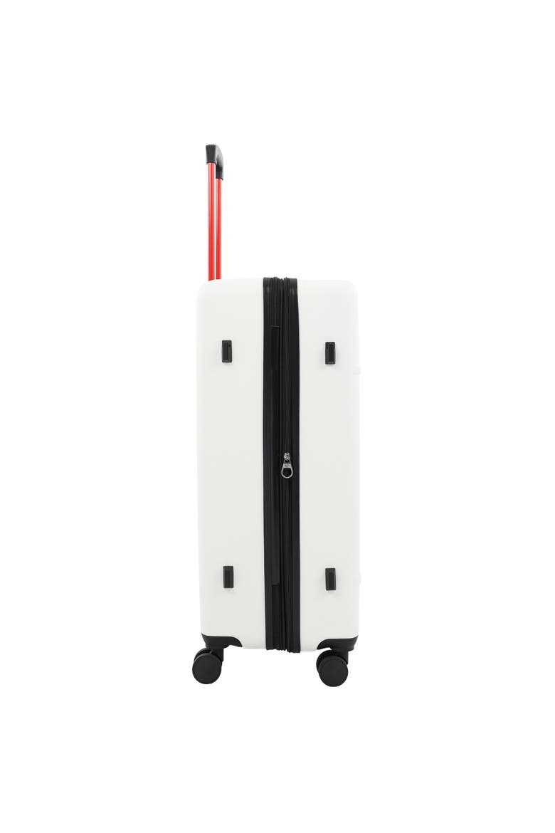 Molded U 30.5" Expandable Hardside Spinner Luggage, Alternate, color, WHITE