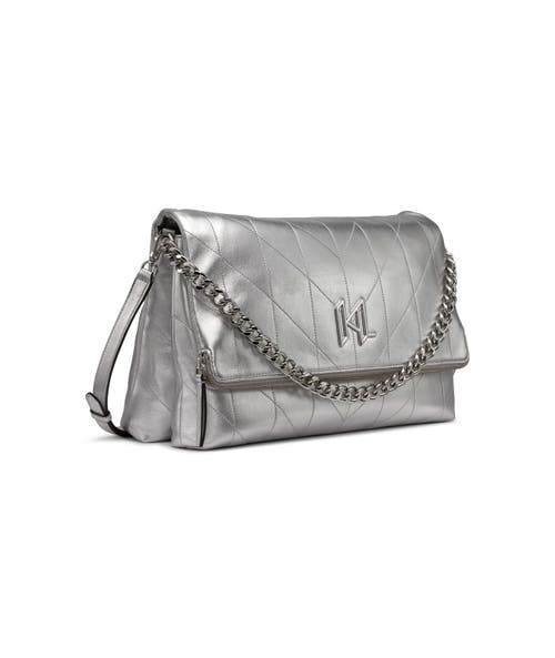 KARL LAGERFELD KARL LAGERFELD PARIS LAVANDE LARGE CROSSBODY